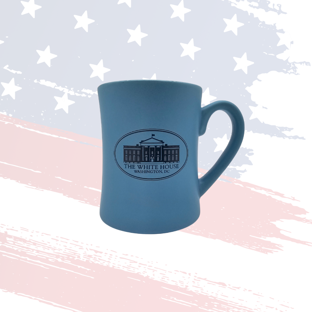 American Sky Blue Ceramic Mug – The White House, Washington, D.C. - Exclusive Gift!