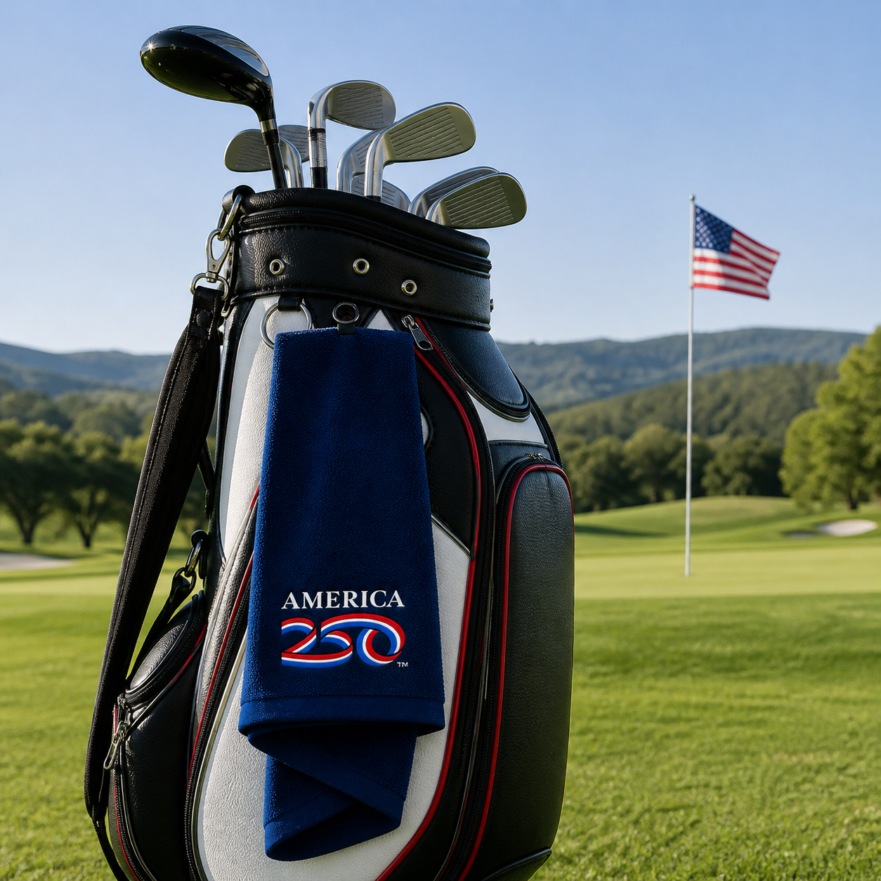 Limited Edition America 250 Golf Towel – Patriotic 250th Anniversary Collection