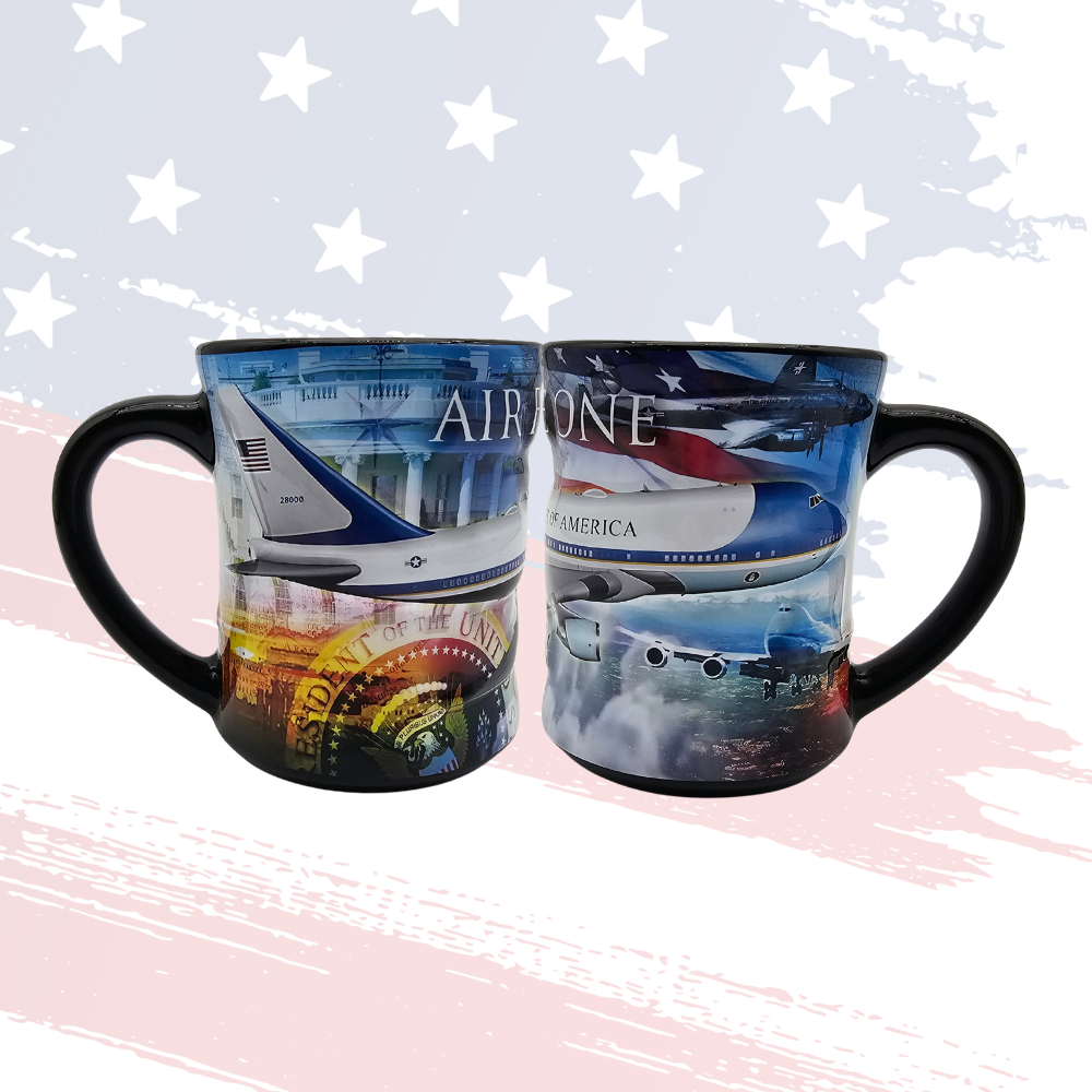 3D Air Force One Mug – 16oz Hand Wash Collectible Gift