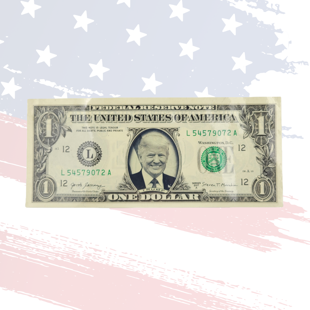 Donald Trump Novelty Dollar Bill – Collectible Fun Item