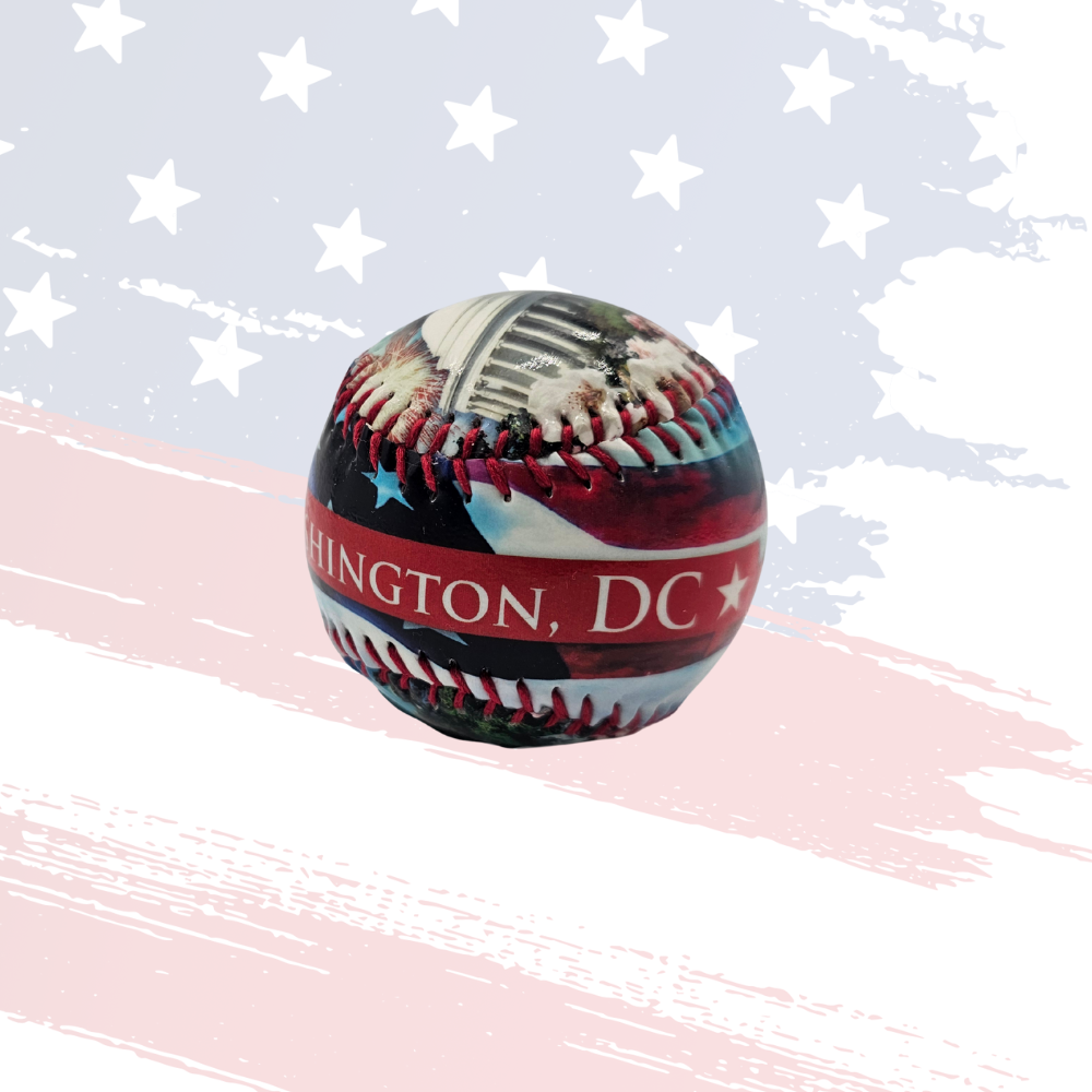 Exclusive Washington, D.C. Baseball – Full-Color Collectible Souvenir from White House Gifts