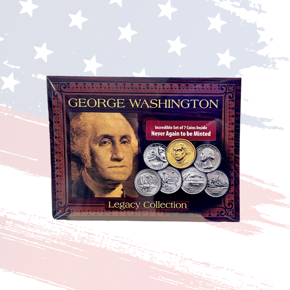 George Washington Legacy Coin Collection – 7-Coin Historical Set