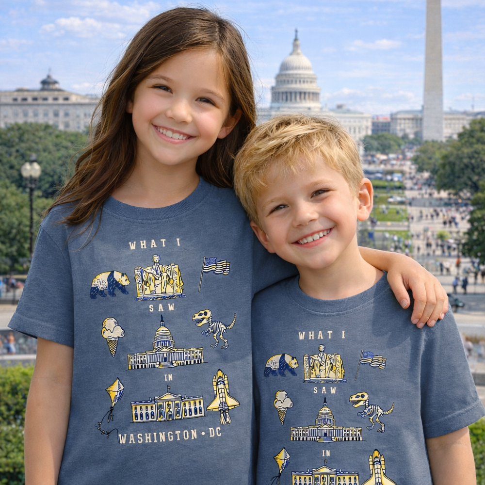 What I Saw in Washington DC Kids T-Shirt