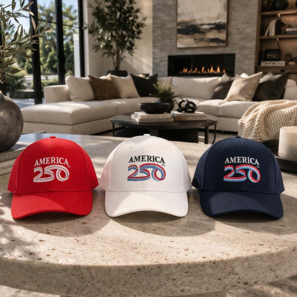 Official America 250 Hat – Limited Edition 1776–2026 Cap - Adjustable Velcro Back Patriotic Hat