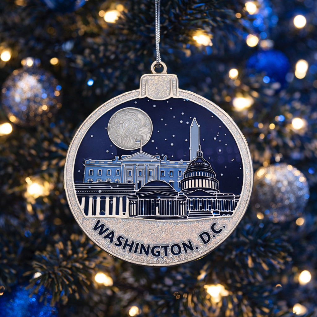 Official Washington, D.C. Landmark Ornament 2025 – White House Gifts