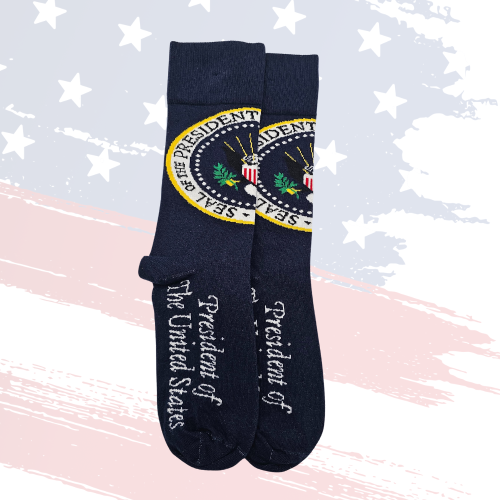 Presidential Seal Crew Socks | Premium Cotton Unisex Socks