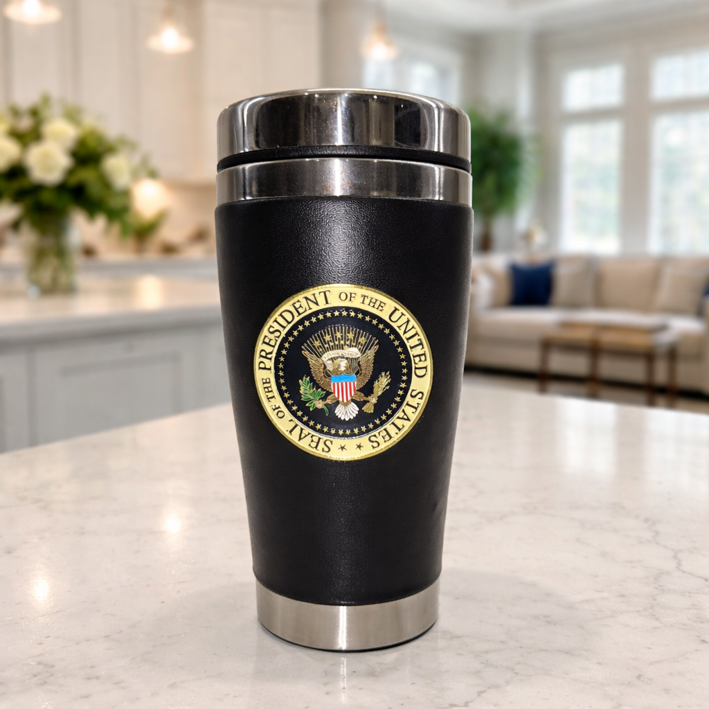 Presidential Seal Stainless Steel Travel Tumbler- Exclusive to White House Gifts