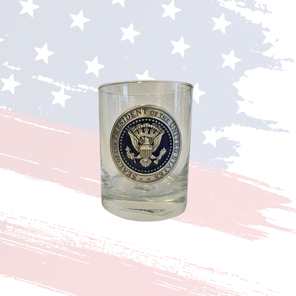 Presidential Seal Whiskey Glass | Made in USA White House Gift