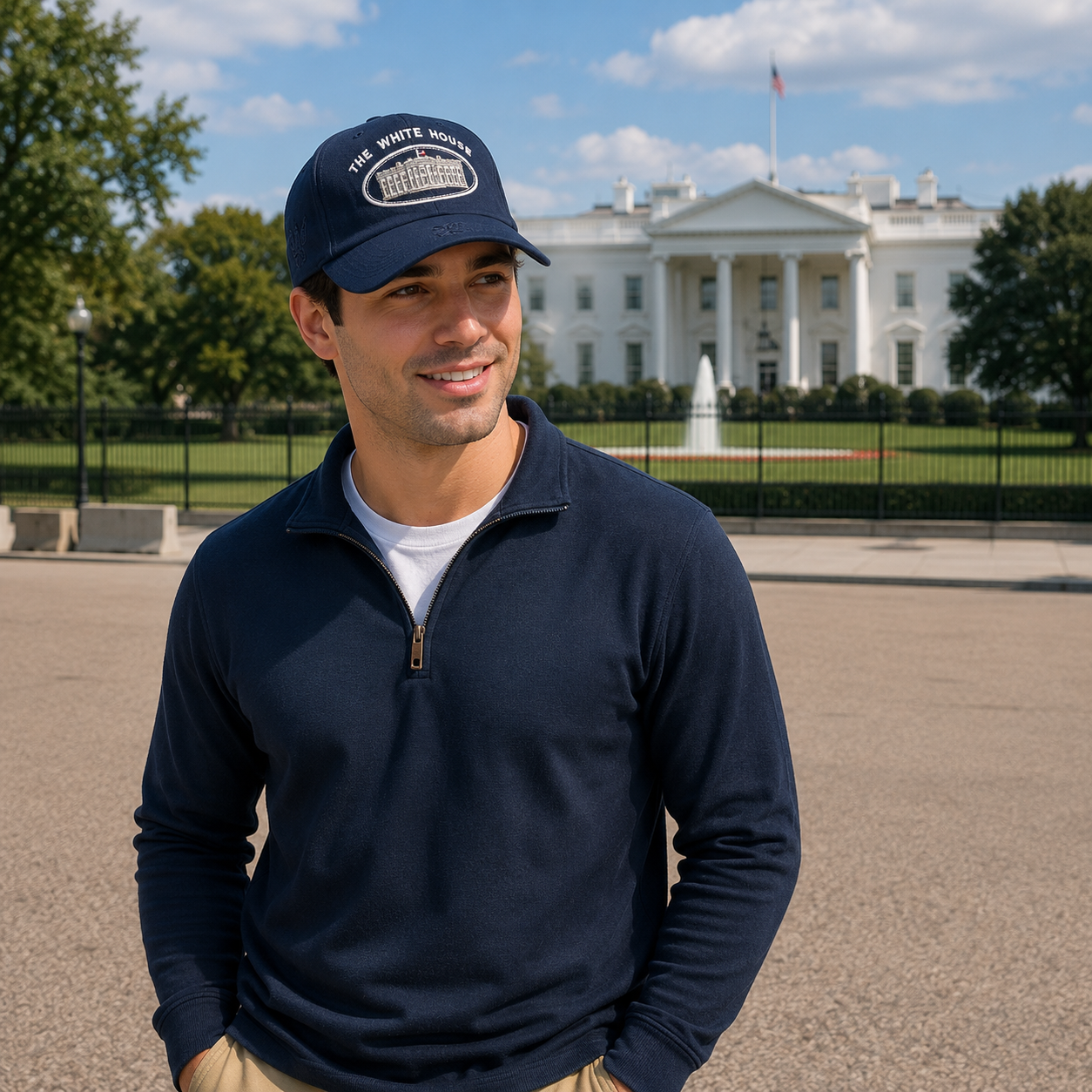 The White House Embroidered Presidential Seal Cap
