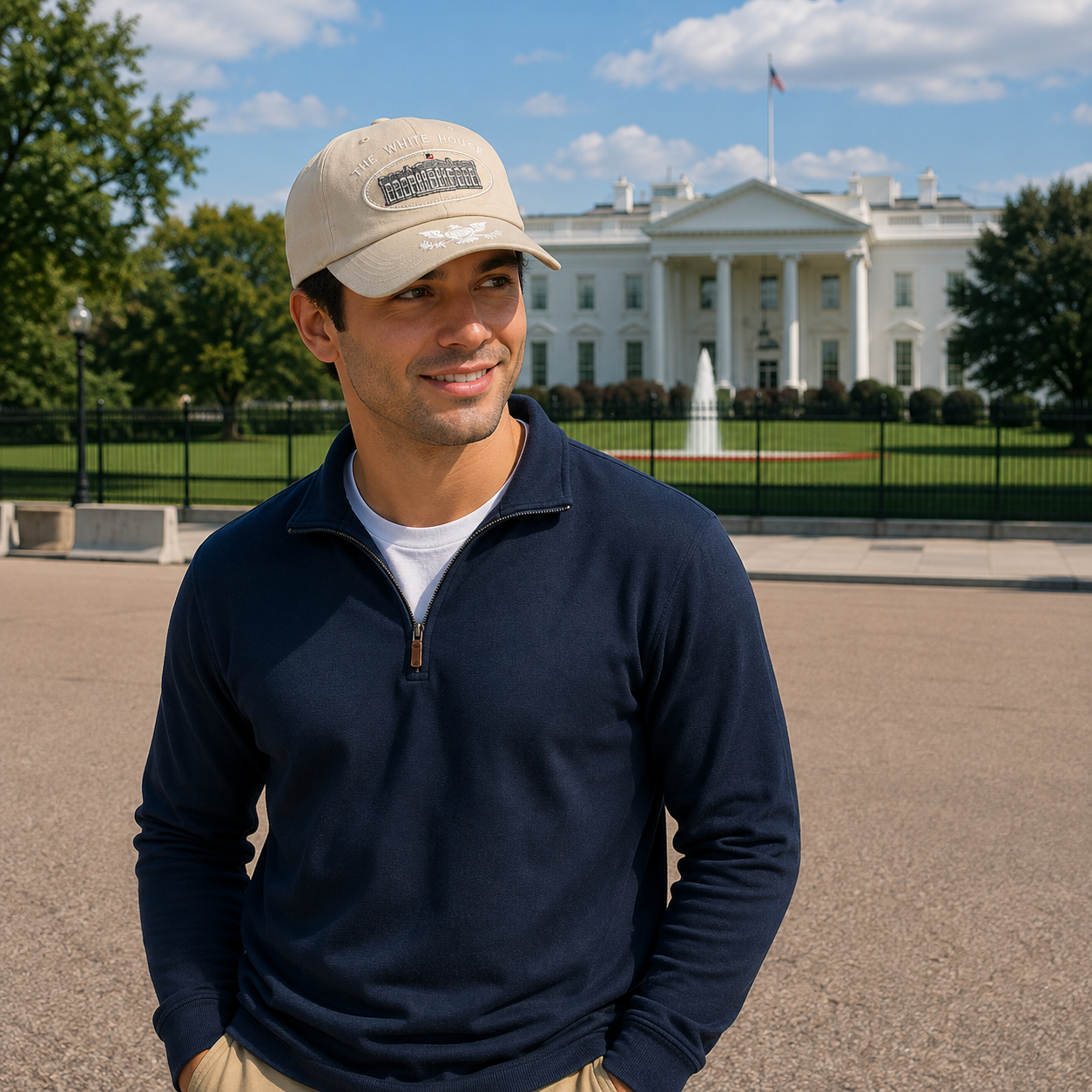 The White House Embroidered Presidential Seal Cap