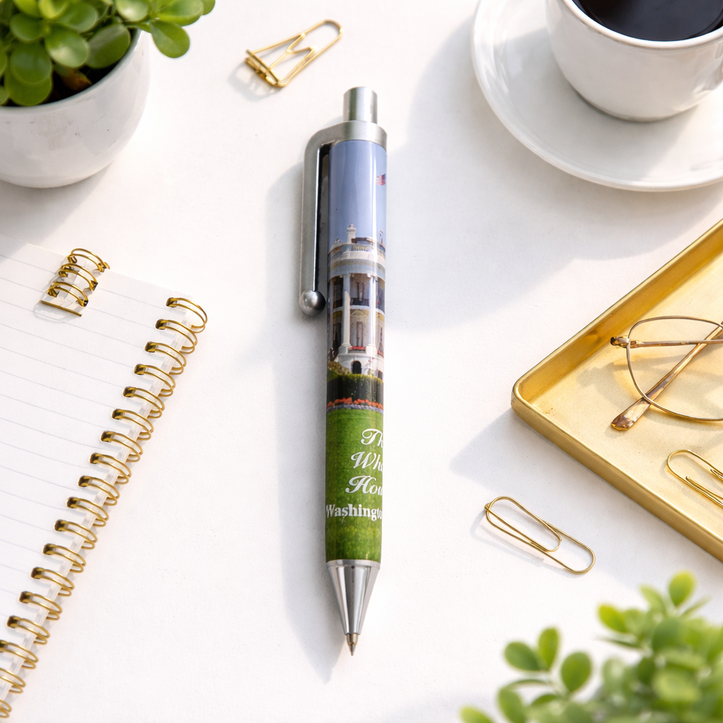 🎁 The White House Washington DC Souvenir Pen – Classic Presidential Gift