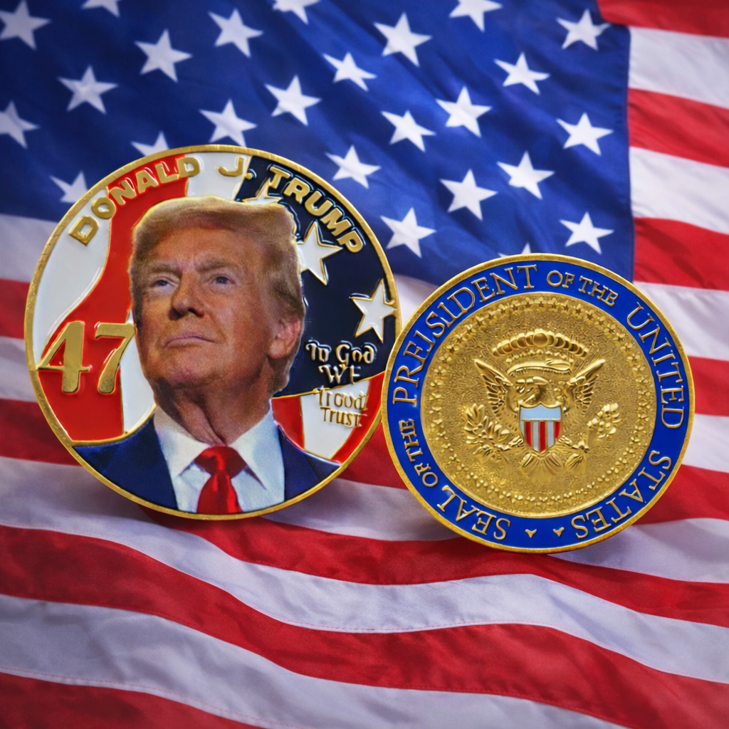 Trump 47th President Commemorative Coin