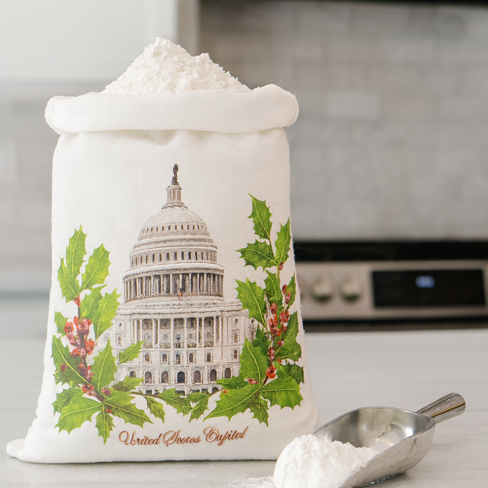 US Capitol Holiday Flour Sack Kitchen Towel – 30" x 30", Durable & Collectible2