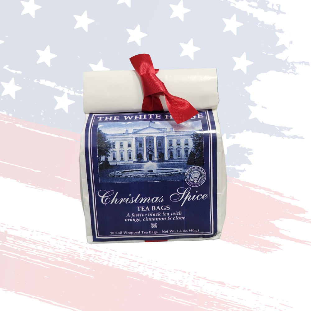 Exclusive White House Christmas Spice Tea – Festive Black Tea with Orange, Cinnamon & Clove |- 20 Bags