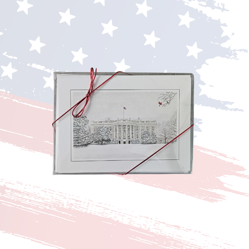 Washington, D.C. White House Holiday Cards – Boxed Set of 10 with Winter Scene