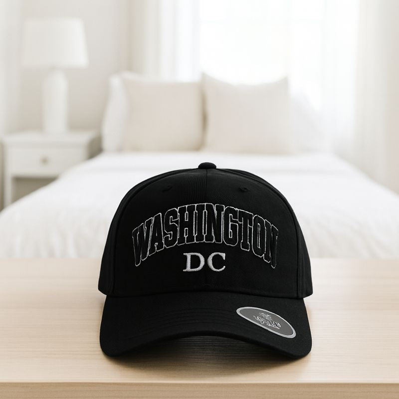 Black Washington DC Hat