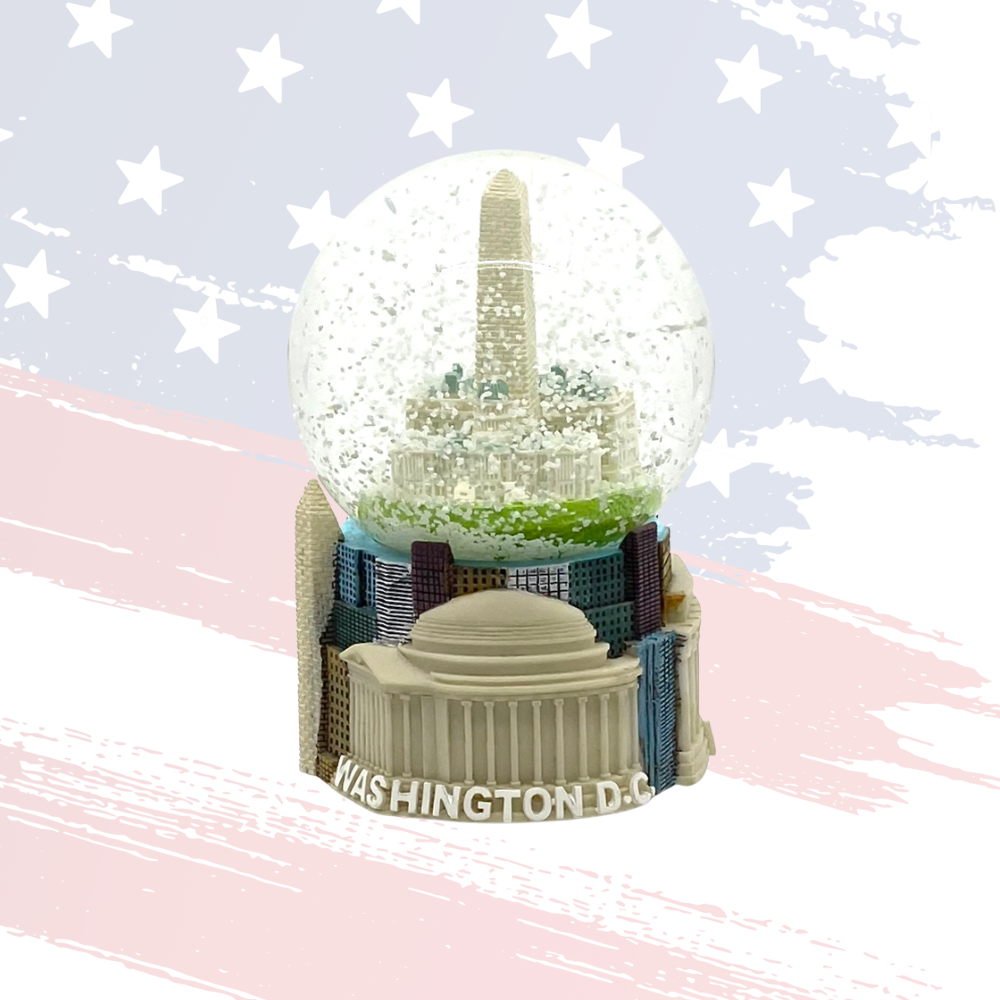 Washington, DC Musical Snow Globe – Iconic Landmarks Collectible