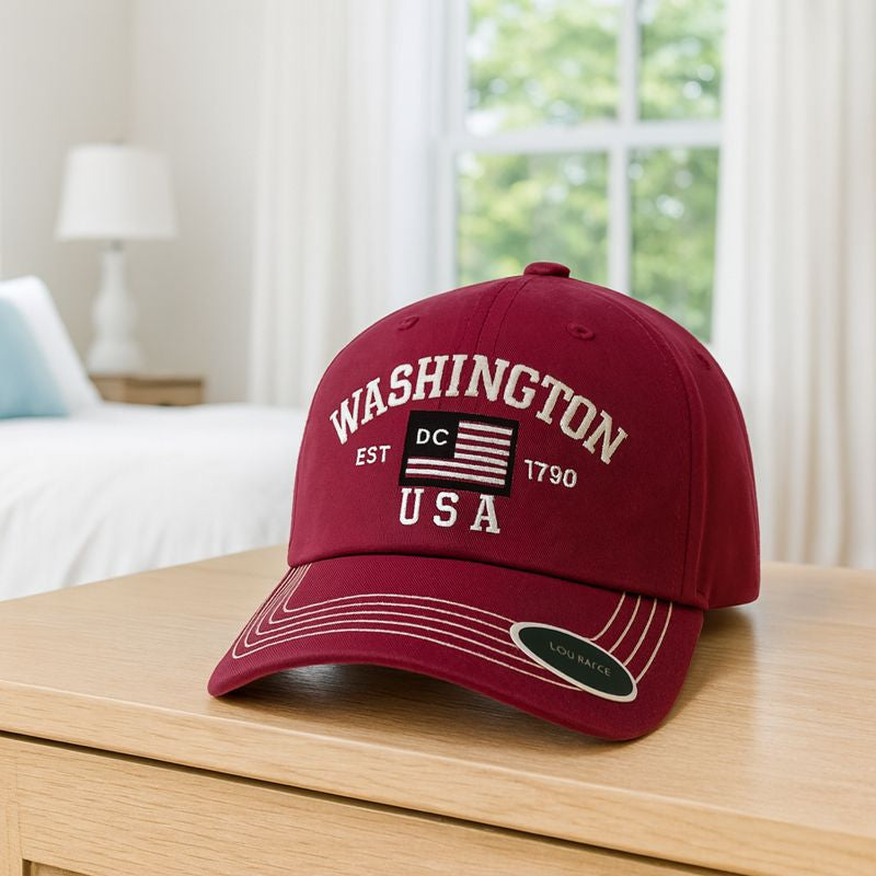Red Washington DC Hat 1790