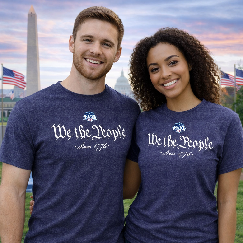 We The People 250th Anniversary T-Shirt – Patriotic American Heritage Tee (Since 1776)