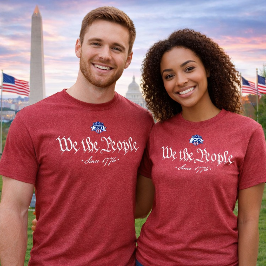 We The People 250th Anniversary T-Shirt – Patriotic American Heritage Tee (Since 1776)