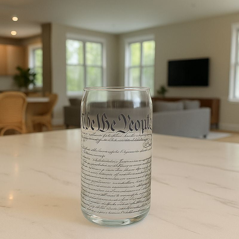 We the People Beer Glass