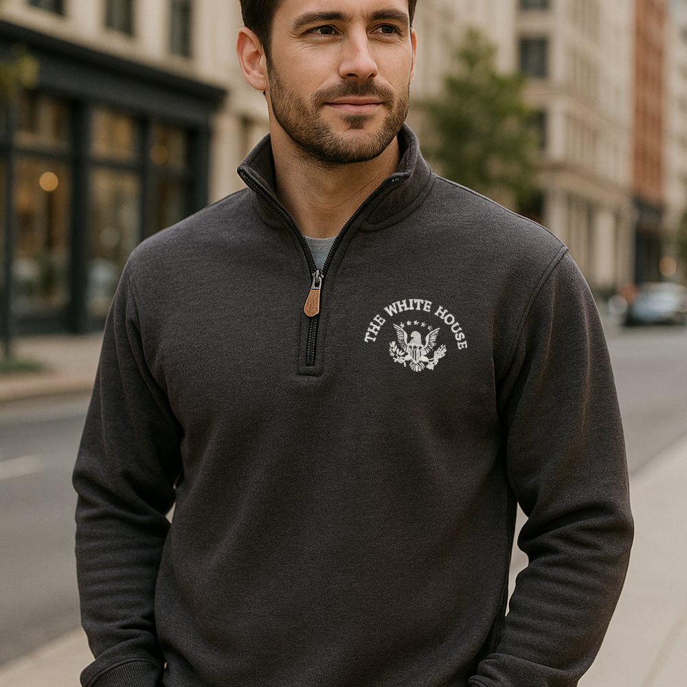 The White House Exclusive 3/4 Zip Sweater2