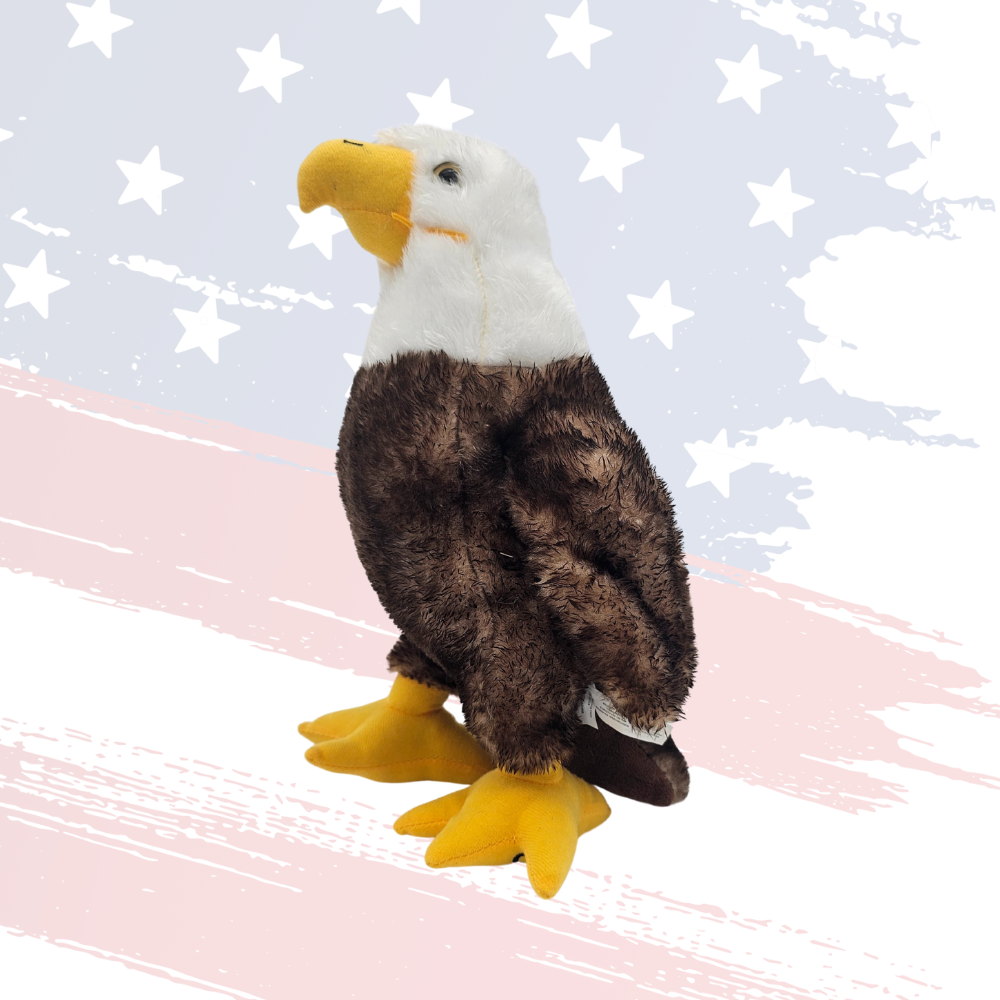 Eagle Plush – Eco-Friendly Stuffed Animal Made from Recycled Materials | Washington, D.C. Exclusive