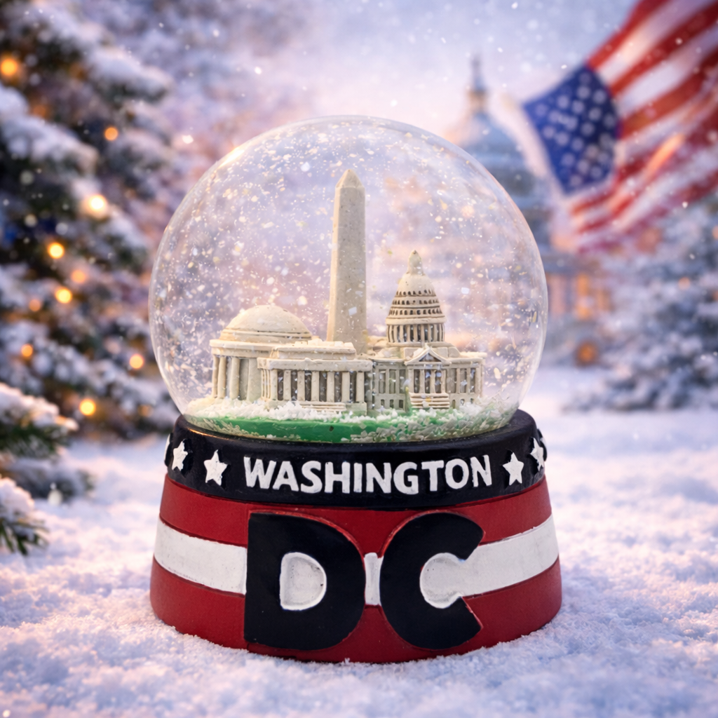 Exclusive Washington, D.C. Snow Globe – Patriotic Collectible