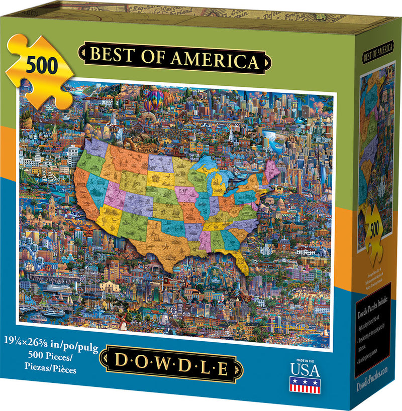 Best of America 500pc Puzzle