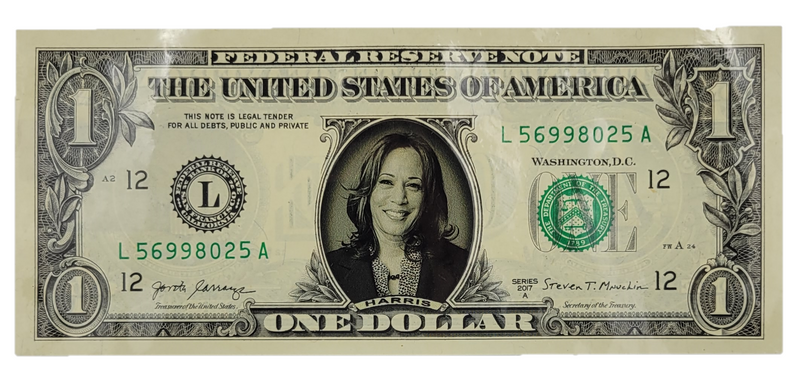 Kamala Harris Dollar Bill