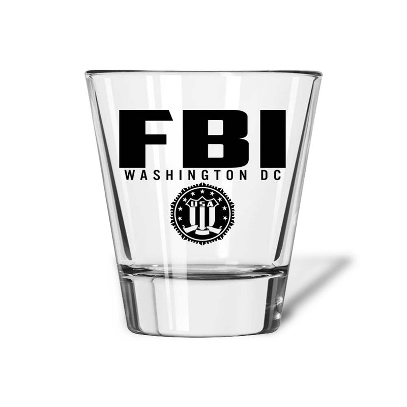 FBI Clear Shot Glass