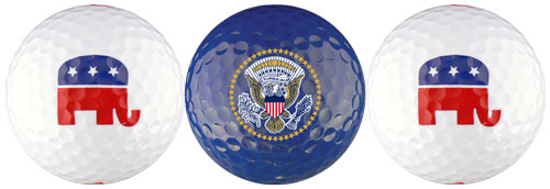 Republican With Seal Golf Balls