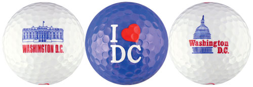 I Love DC Golf Balls