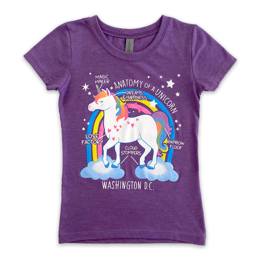 a Anatomy t-shirt of Unicorn