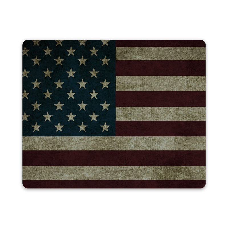 Rustic Flag Mouse Pad