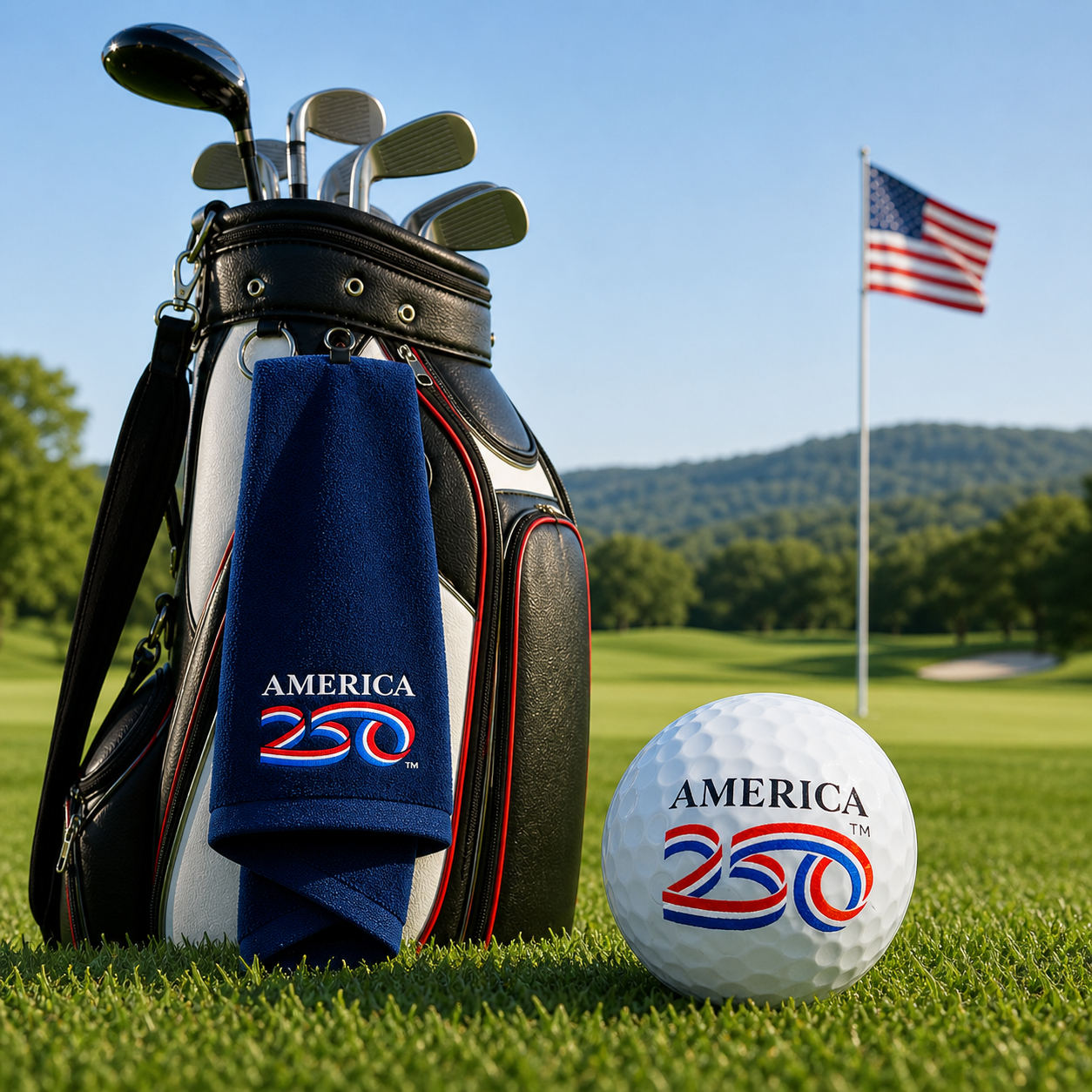 America 250 Golf Ball – Limited Edition Patriotic Commemorative Golf Ball