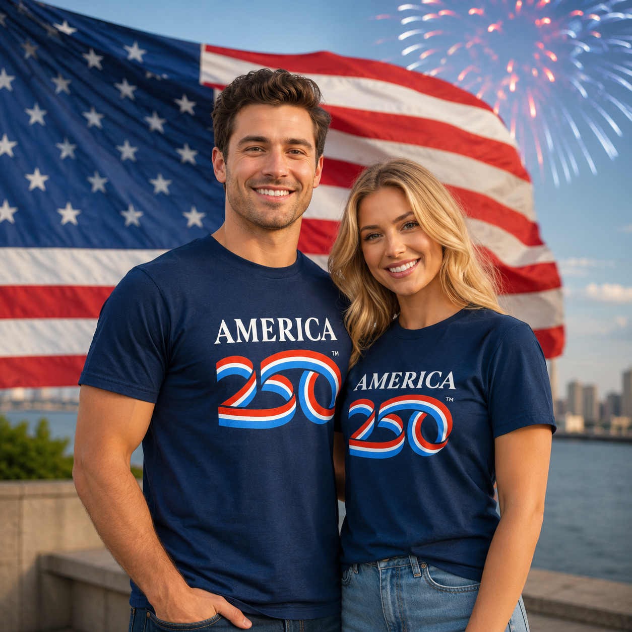 America 250 T-Shirt – Unisex 250th Anniversary Patriotic USA Tee