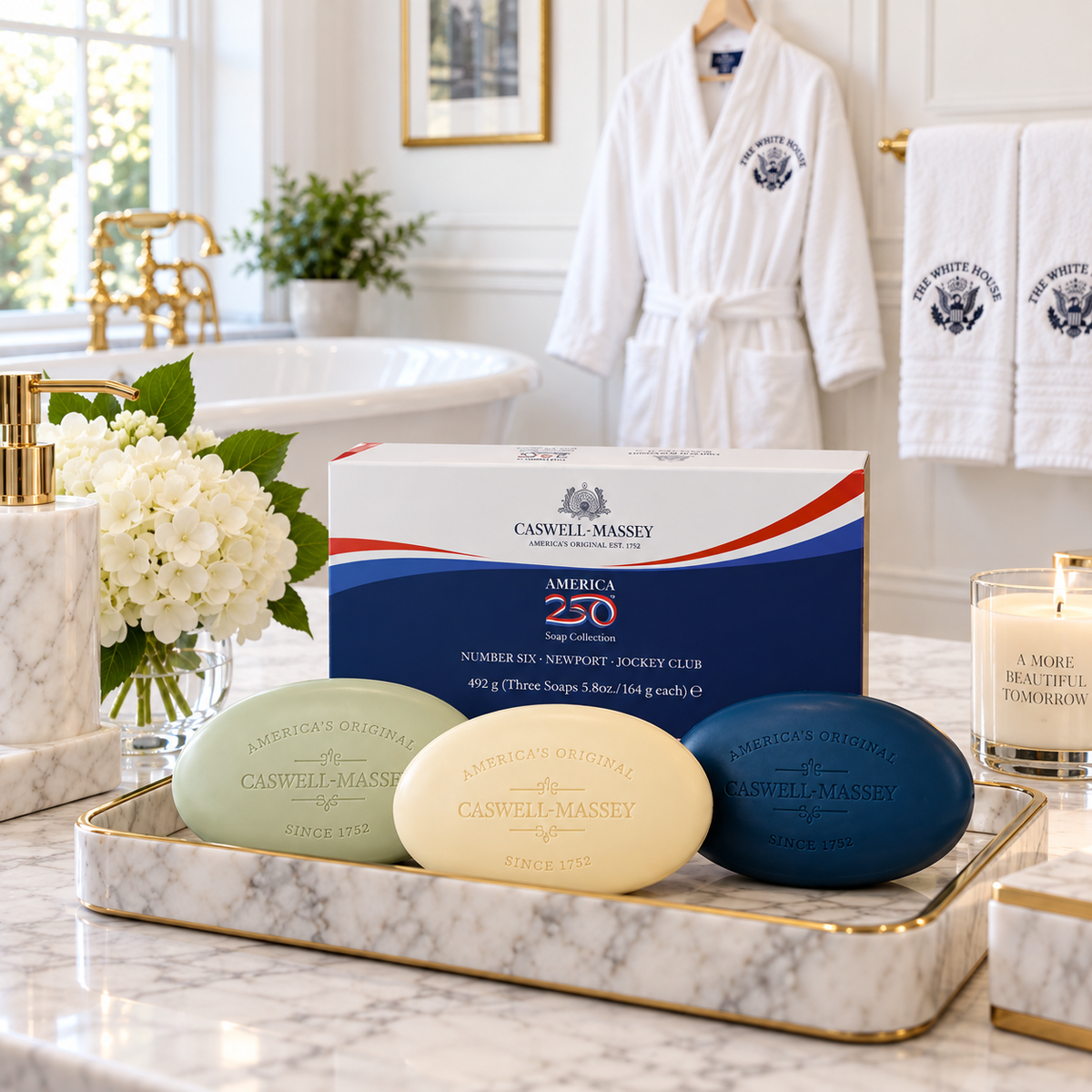 America 250 Limited Edition Soap Collection by Caswell-Massey