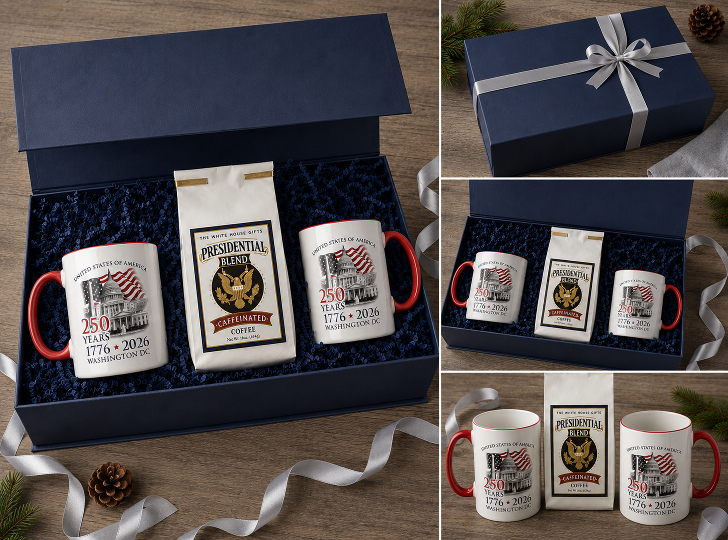 American 250th Mug + Seal Gift Set