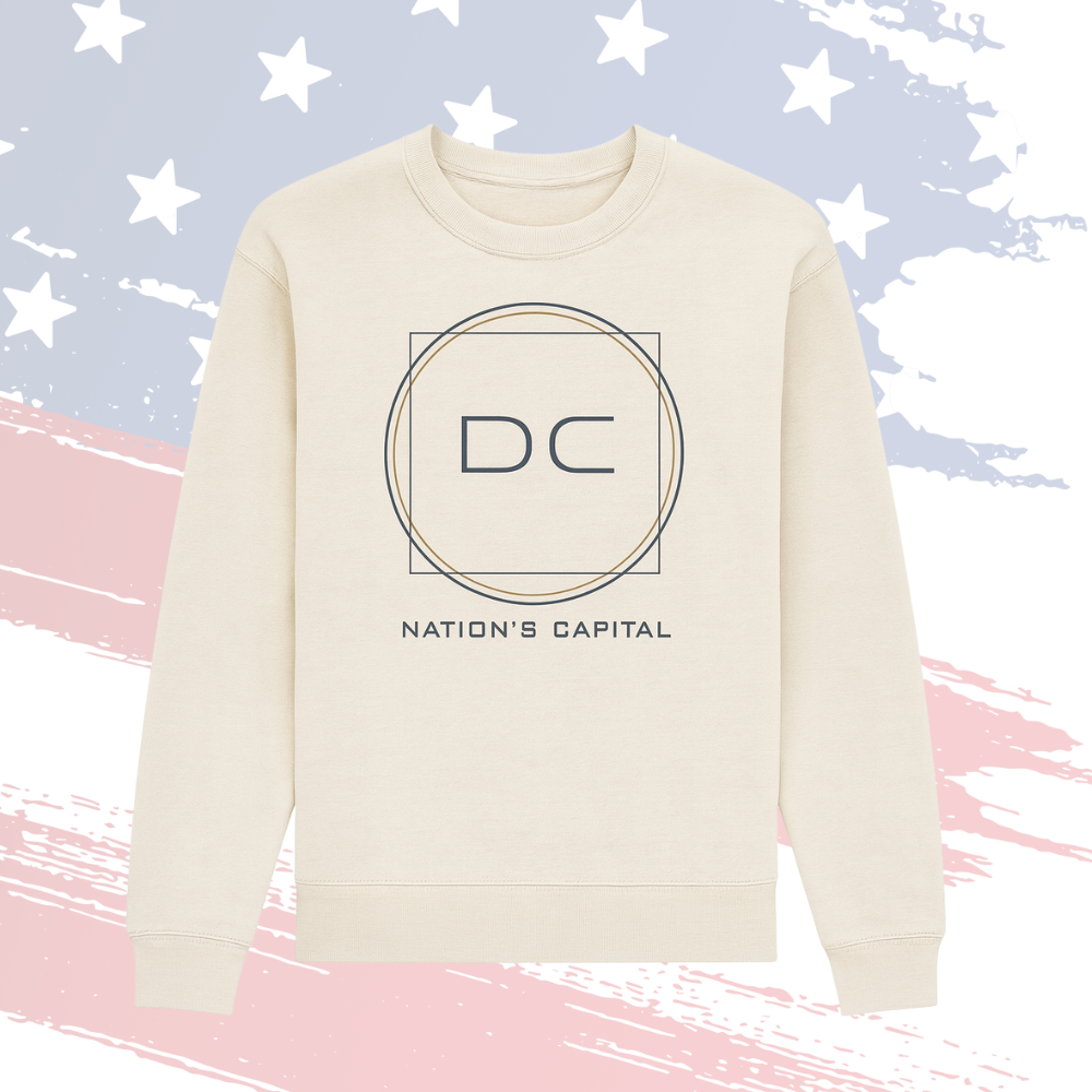 DC Nation’s Capital Sweatshirt |- 80% Cotton Washington DC Crewneck