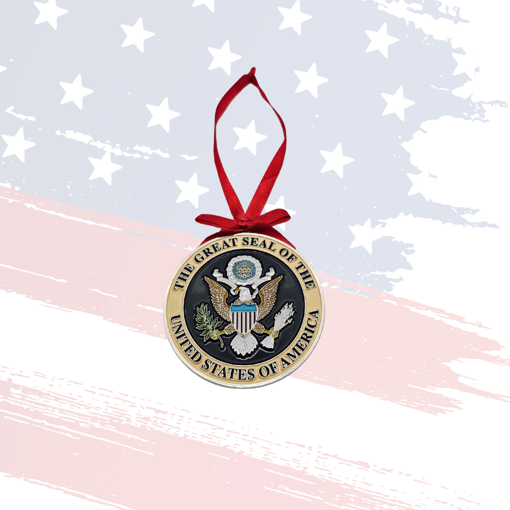 Great Seal of the United States Ornament – Heavyweight Die-Cast Patriotic Keepsake