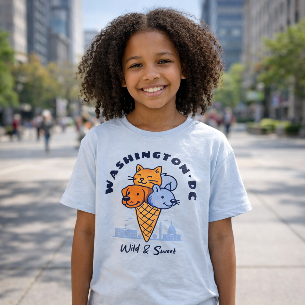 Washington DC Kids T-Shirt – Wild & Sweet Ice Cream Graphic