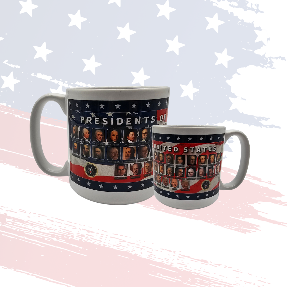 Legacy US Presidents Coffee Mug  Complete Presidential History Collectors  Mug