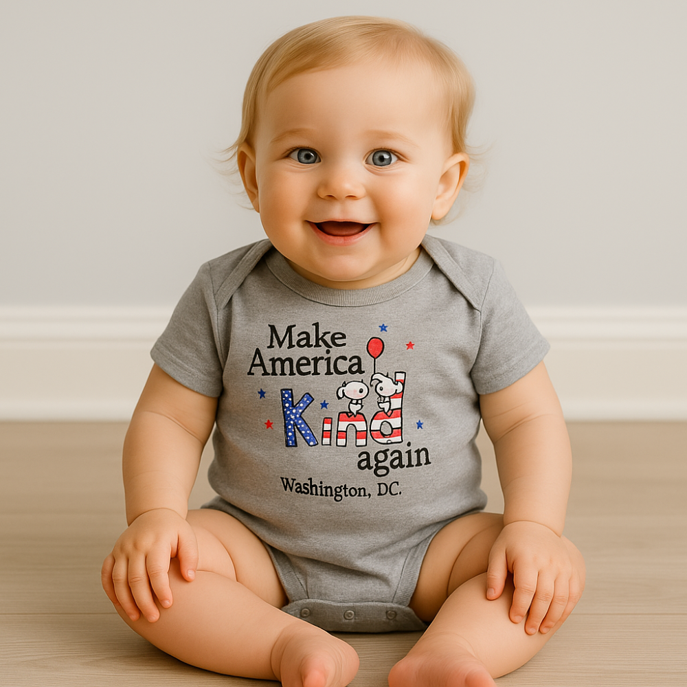 Make America Kind Again Baby Onesie  - Washington, D.C. Exclusive