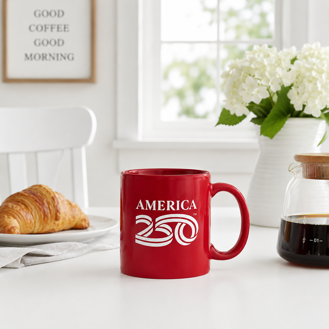 Official America 250 Logo Mug – Red 11 oz Ceramic Coffee Mug (Copy)