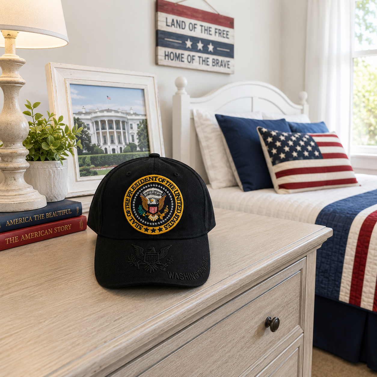 Presidential Seal Cap - Black