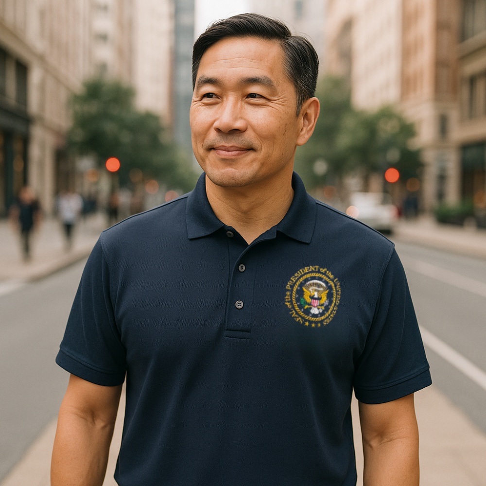 Presidential Seal Polo - Navy2
