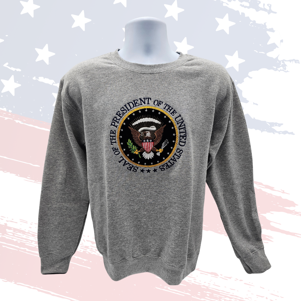 Presidential Seal Embroidered T-Shirt | Premium Unisex Cotton Tee