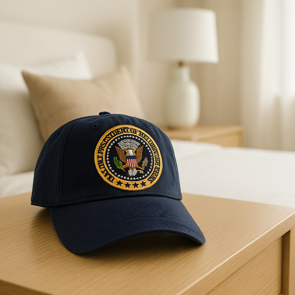 Presidential Seal Hat Navy Blue Embroidered Adjustable Cap2