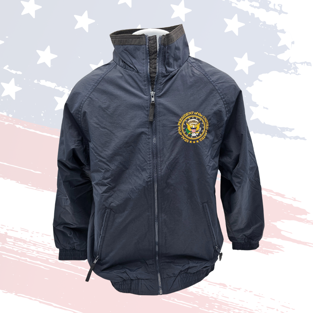 Presidential Seal Navy Jacket | Premium Embroidery
